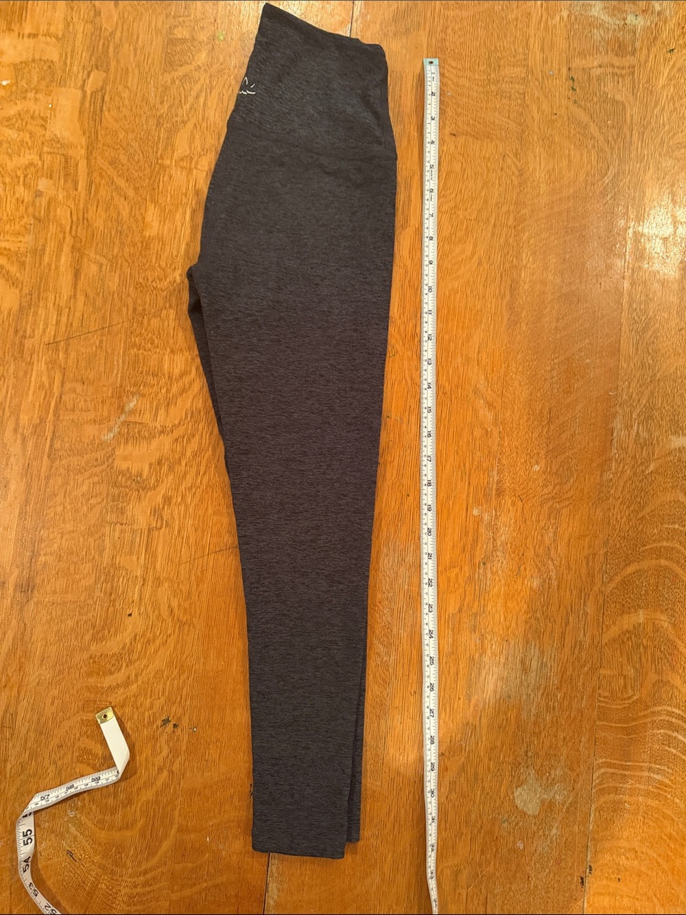 Women’s Dark Grey Beyond Yoga Spacedye Caught in the Midi High-Waist Leg
